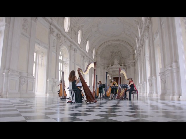 Canon in D (Pachelbel's Canon) - Arpabaleno \\ harps