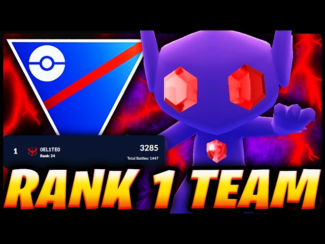 This team hit RANK 1 Worldwide TWICE! Can *SHADOW* SABLEYE guide me to LEGEND in the Great League