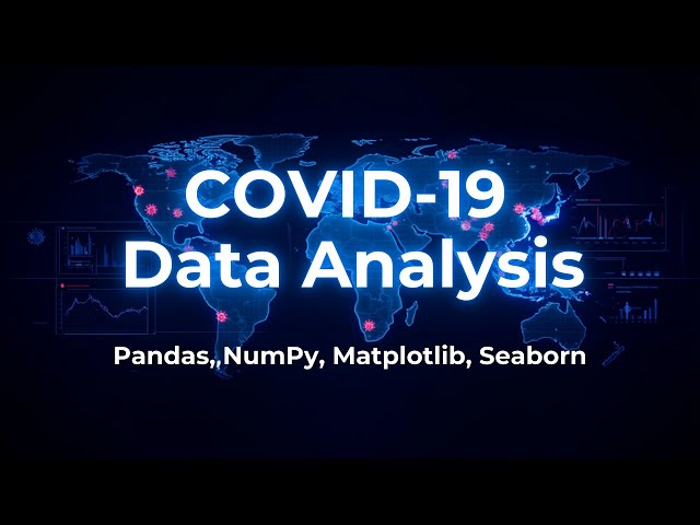 COVID-19 Data Analysis Project | Pandas, NumPy, Matplotlib, Seaborn | Complete Python Data Science