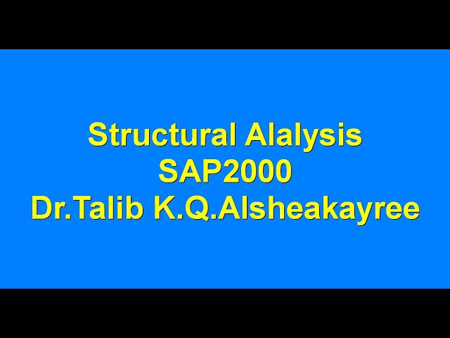 Structural Analysis By SAP2000/Flat Slab2