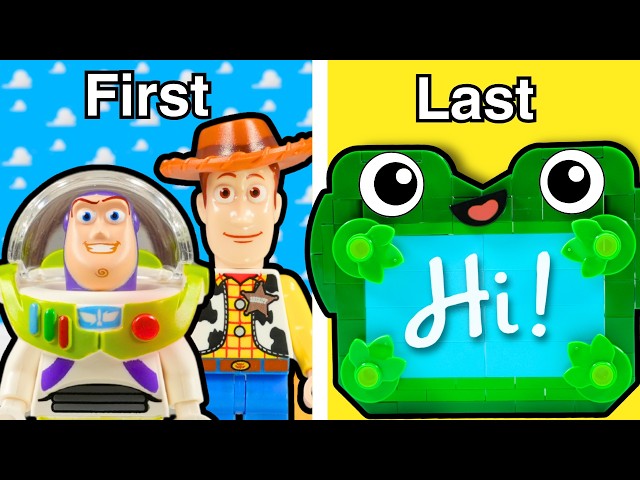 He construido todas las películas de Toy Story con piezas de Lego