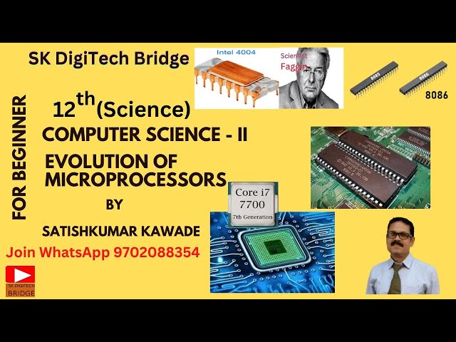 Evolusion of Microprocessors |CPU| Generation of  Microprocessors | HSC students #shortvideo