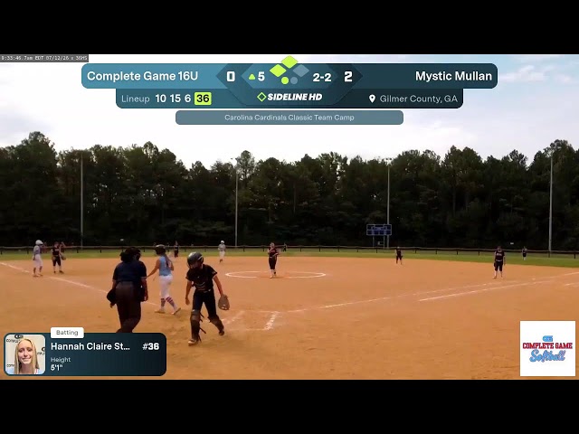 Complete Game 16U @ Mystic Mullan (2026.07.12)