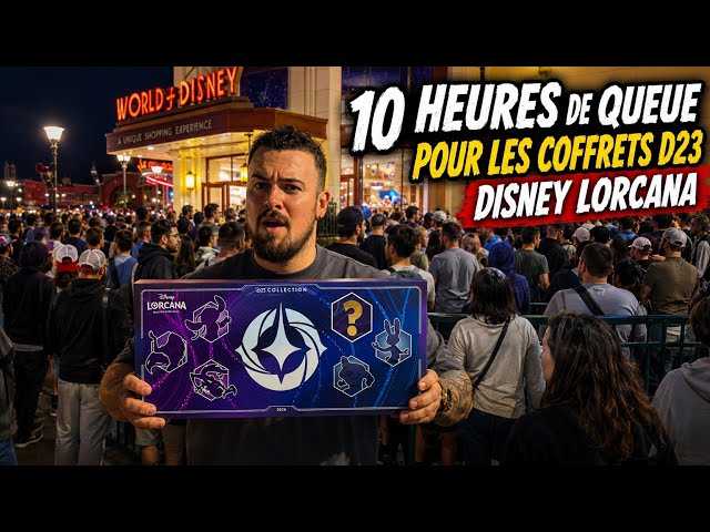 THE LORCANA D23 CRAZE! (10-hour line at Disneyland Paris)