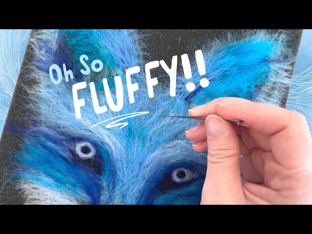 Felted Art | It's so fluffy!!! Felting a fox onto random packaging