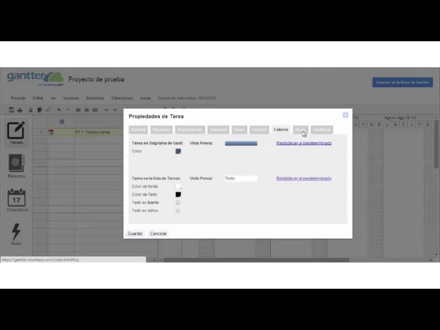 Vídeo tutorial GANTTER- Oficina móvil BILIB