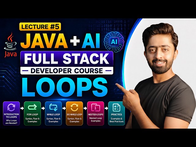 Java Full Course 2026 | Loops in java | Lecture 5