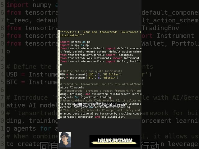 📈 Unlock AI-ESG Algorithmic Trading: Code Your Own Smart Agent @PyLouis #louisp