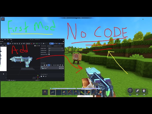 Hytale - Make first MOD and add items with NO CODE! Easy IN GAME! Hytale Tutorials Guides