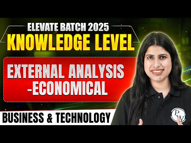 External Analysis Economical | Business & Technology (BT)| Knowledge Level 2025