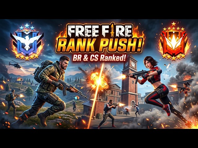 FREE FIRE LIVE 🔴 Grandmaster Push | Custom Room | FF Bangla Live ☠️🗿 #freefire #live #APBLAZE#shorts