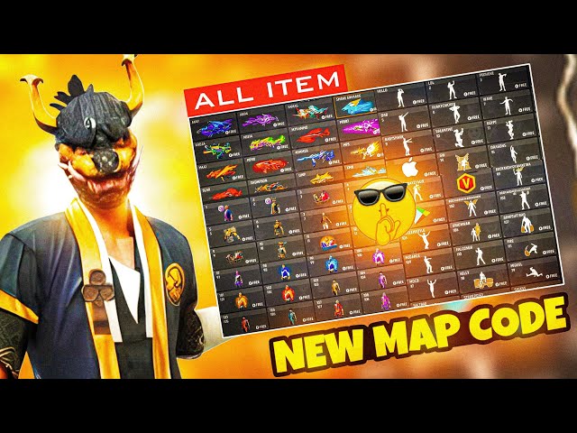Craftland Map Code All Evo Gun Max And Bundle || Free Fire Craftland Map || FF Craftland S1-s2 All