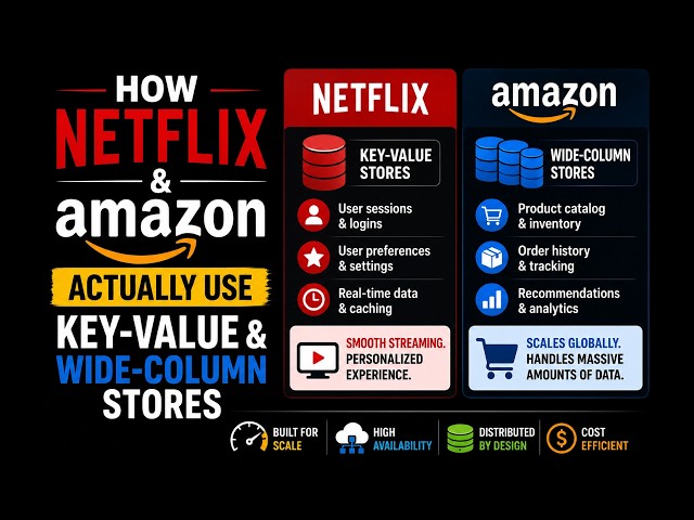 How Netflix & Amazon Actually Use Key-Value & Wide-Column Stores