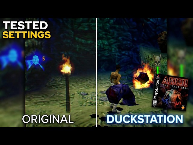 Akuji the Heartless PS1 DuckStation 0.1-11455 Tested Settings & Gameplay