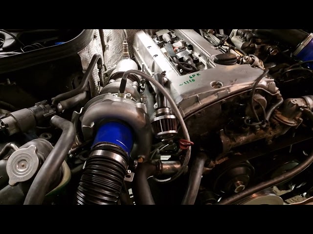 M111 2.3 Kompressor Turbo Swap First Start