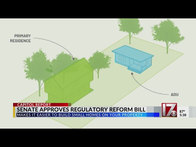 NC Senate approves bill making it easier to build small homes on properties