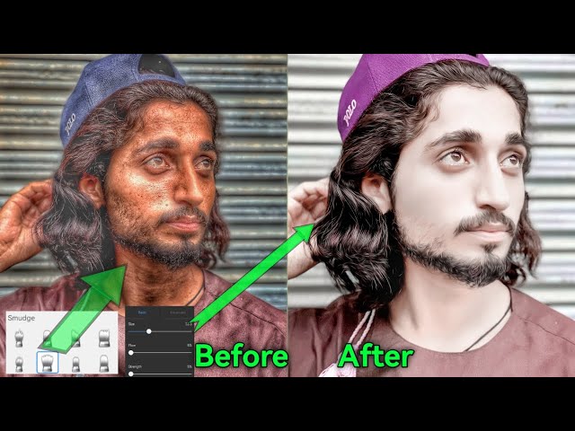 Autodesk Skin + Hair  Smooth Editing Step by Step Autodesketchbook New Tutorial#autodesk #awaiskhan