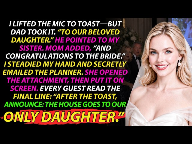 My Parents Called My Sister “Our Beloved Daughter” at My Wedding—I Was Just “The Bride”