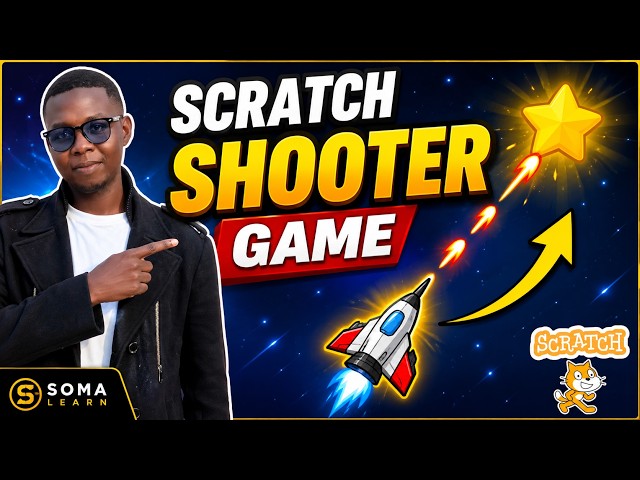 Scratch Shooting Game Tutorial | Build a Jet & Falling Stars Game
