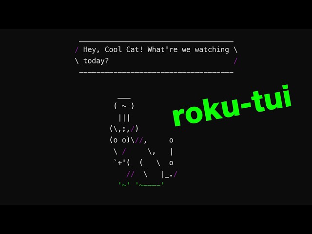 📺 roku-tui | What are we watching?