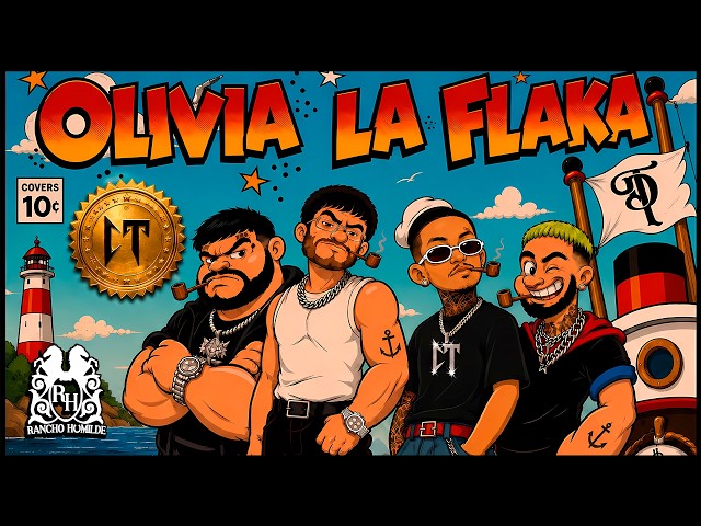 Natanael Cano x Tito Double P x Victor Mendivil x Ovi - OLIVIA LA FLAKA [Oficial Video]