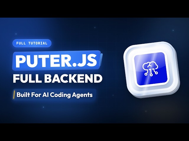 Puter.js: Full Backend For AI Agents, Auth, Storage, Database and 500+ LLMs