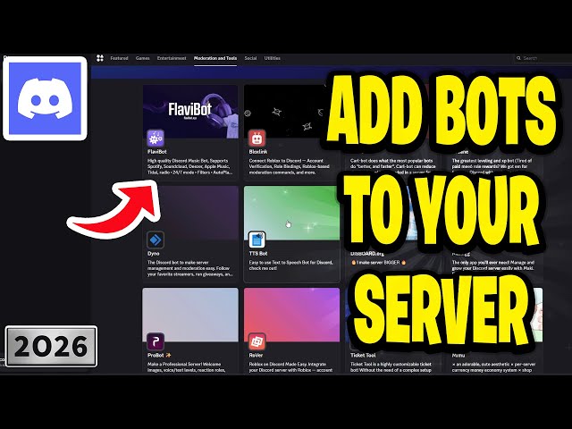 How To Add Bots To Your Discord Server - 2026