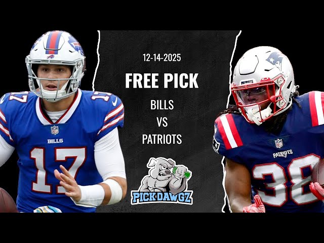 Buffalo Bills vs New England Patriots 12/14/25 NFL Pick & Prediction | NFL Week 15