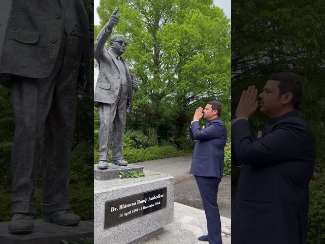 Tribute to Bharat Ratna Dr. Babasaheb Ambedkar in Koyasan University.