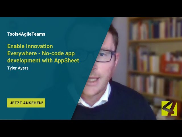 T4AT 2020 – Enable Innovation Everywhere | No-Code App Development with AppSheet | Tyler Ayers