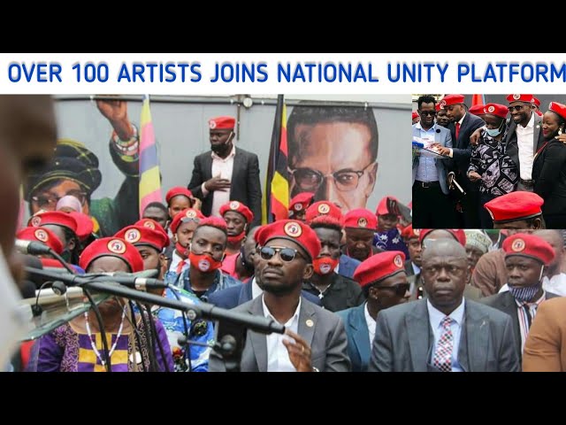Bobi Wine Unveils Over 100 Artists into N.U.P [National Unity PlatForm ]