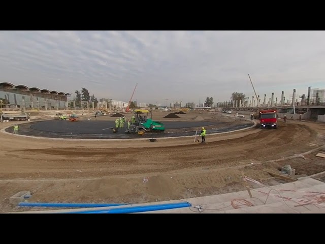 Construcción Pista Atlética Estadio Nacional Chile