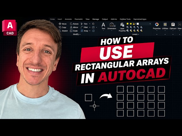 How To Use Rectangular Arrays In AutoCAD (2026)