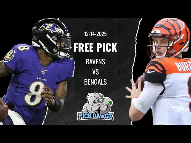 Baltimore Ravens vs Cincinnati Bengals 12/14/25 NFL Pick & Prediction | NFL Week 15