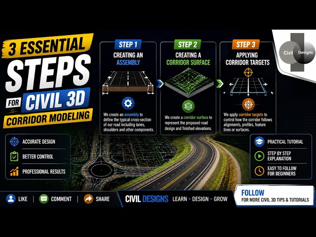 AutoCAD Civil 3D 2027 | Assembly Slope Layout Modes Explained | Cut & Fill Slope