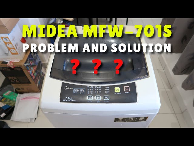 How to repair Midea MFW-701S cannot be on | How to repair Midea washing machine that cannot be tu...