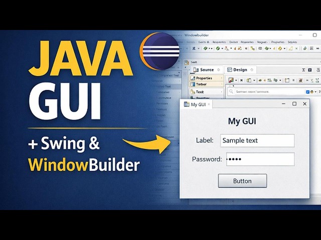 Developing Java GUI using Eclipse WindowBuilder