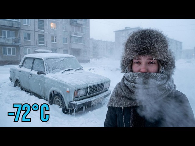 Visited the COLDEST PLACE in the World! (-72°C, -97°F) YAKUTSK, RUSSIA