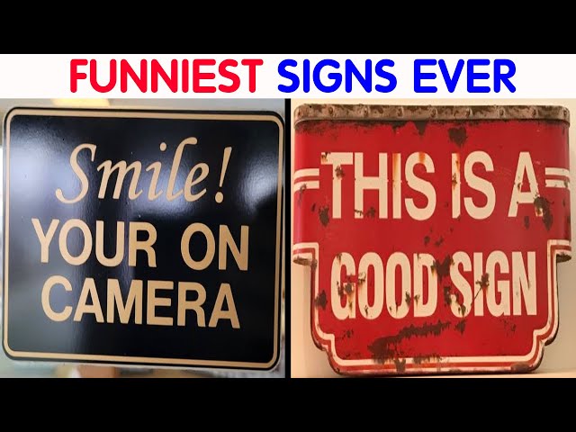 Absolutely Dumb Signs For Those In Need Of A Good Laugh  video compilation #41