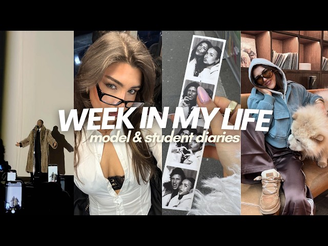 we got VIP tickets!! week as a model & student in manchester | VLOG
