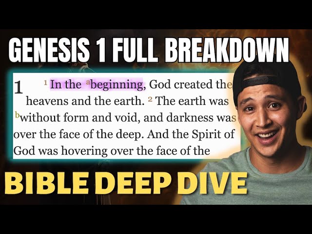 Genesis 1 Beginners Bible Study Compilation | Audio Bible Reading with Commentary