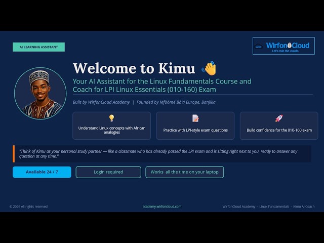 Meet Kimu – Your 24/7 AI Study Assistant for Linux & LPI Certification | Linux Fundamentals