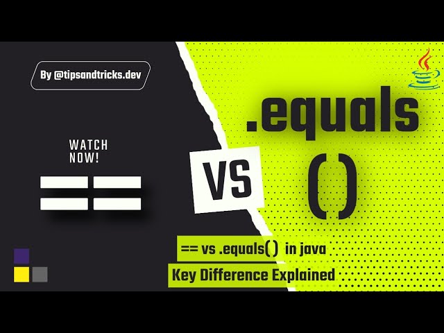 Java == vs .equals() | The Difference Every Developer Should Know