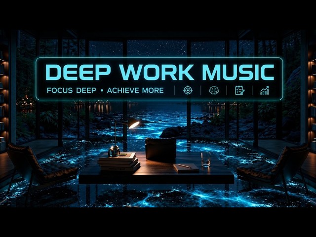 Deep Work Music & Focus Beats for Productivity - Ambient Concentration Music for Study Flow