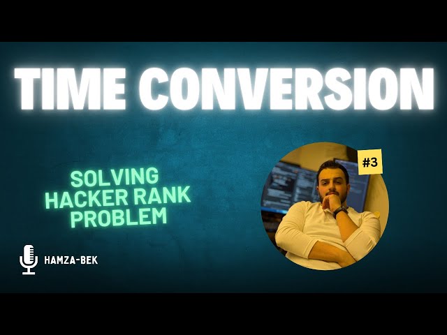 Solving Time Conversion on HackerRank using C#