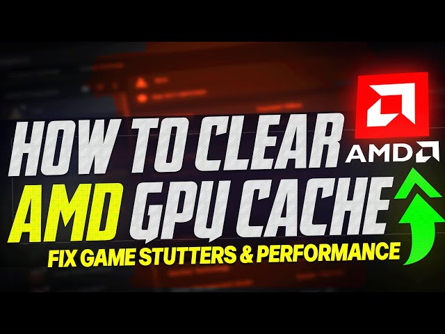 How To Delete AMD Cache to FIX Game Stutter & Performance issues 2025 *NEW*✅