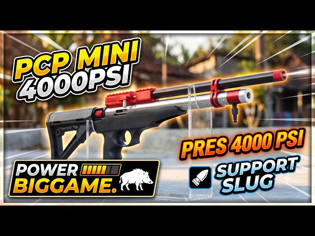 AFFORDABLE MINI PCP PISTOL PROMO!!! PCP MINI EVOLUTION BIG GAME MONEL 4000PSI LATEST PCP RIFLE 2026