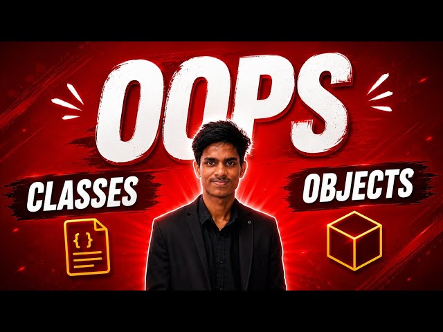 OOPS Class and Object in Java | Very Easy Explanation in Telugu 🔥 | Beginners Guide