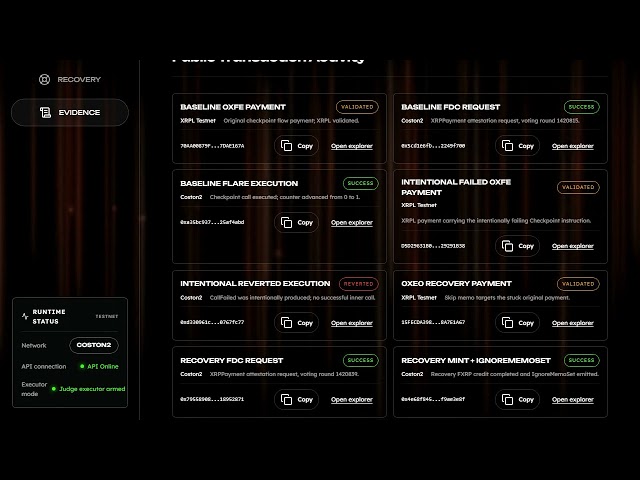 Settlume Demo: Safety-First XRP to Flare Cross-Chain Execution