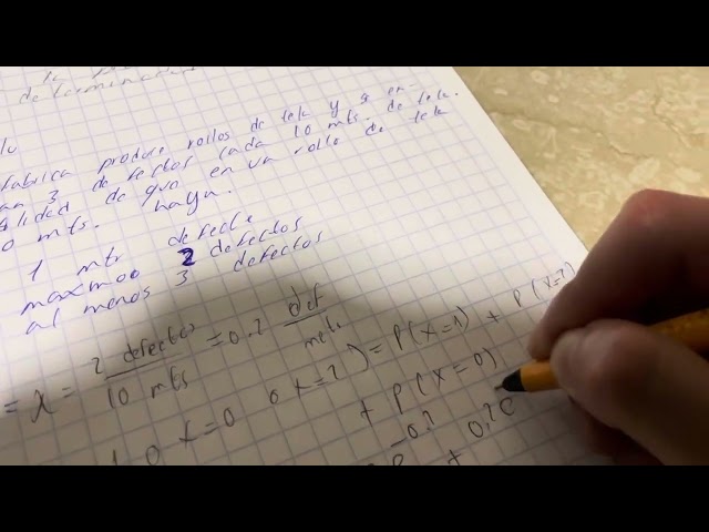 Distribución de poisson 